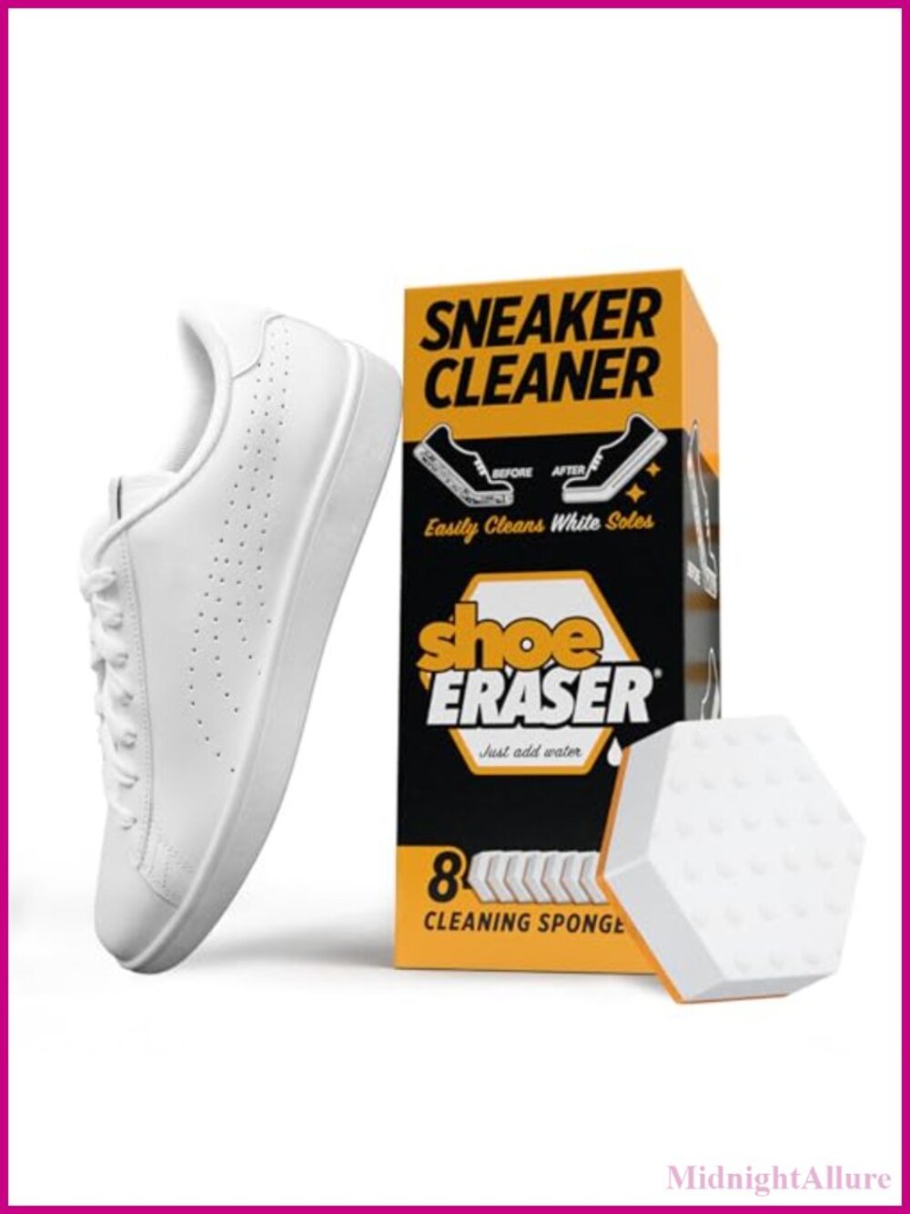 8 Pack Sneaker Eraser Shoe Cleaner Sponge Dual-Sided Compact Whitening